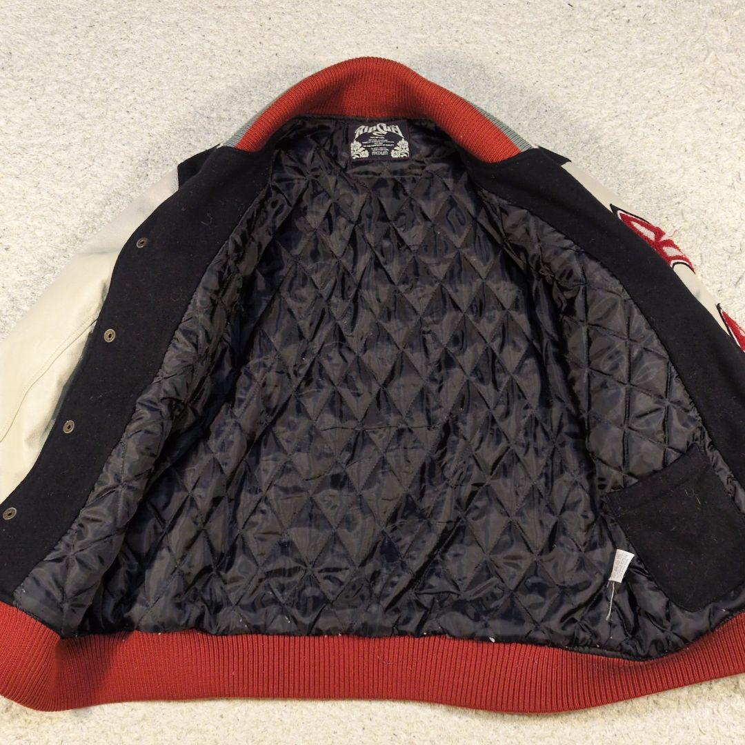 値下げ中1-42 RIPCURL スタジャン　袖レザー　ワッペン