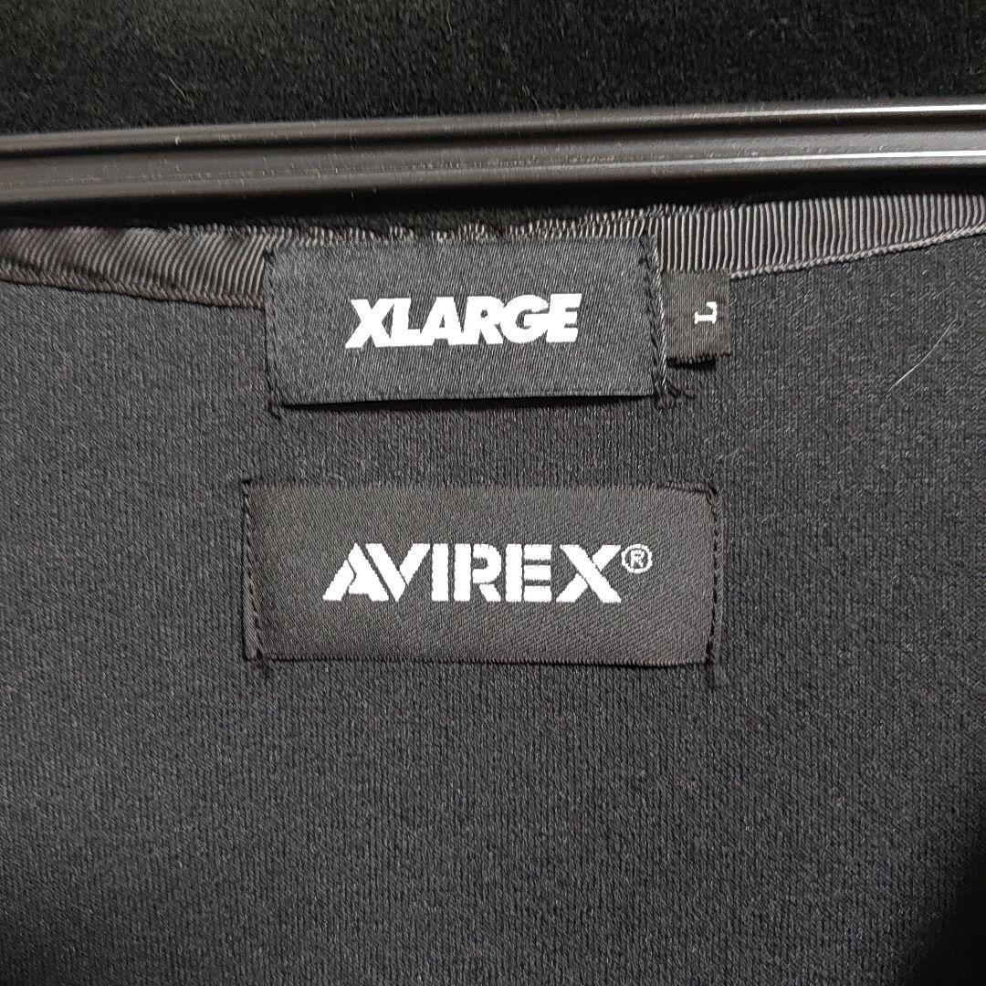 【最安値】XLARGE×AVIREX ベロア ブラックL