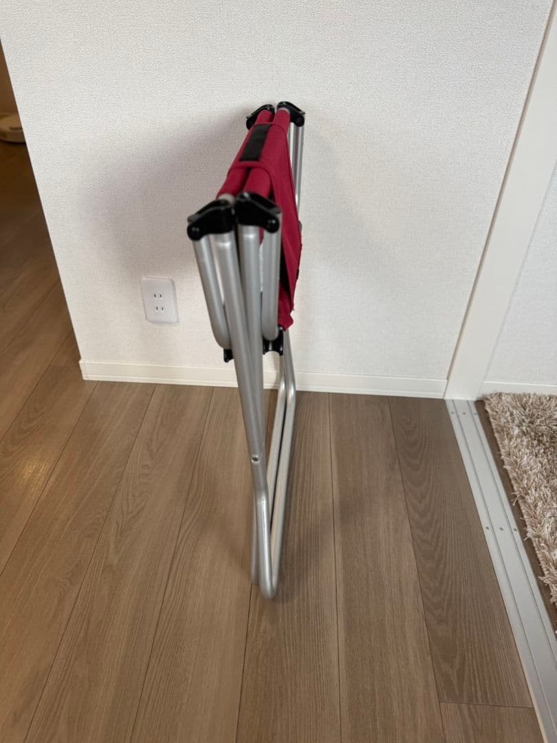 スノピークアウトドアチェア 赤