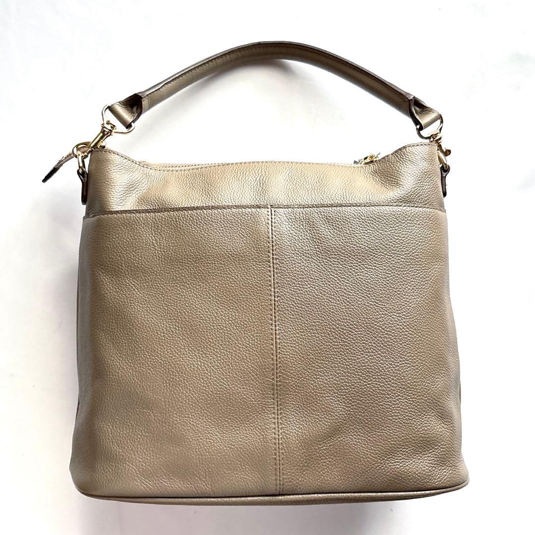 【美品】ATAO アタオ ニューウィークエンド バッグ トープ 牛革 レザー