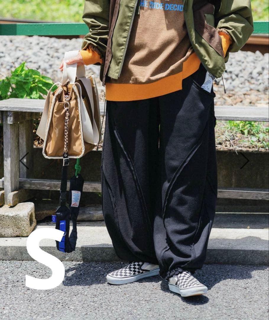 ニコアンド　ラクキリスウェットパンツ　misayo S be with M