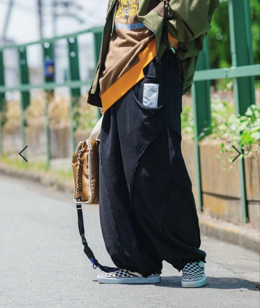 ニコアンド　ラクキリスウェットパンツ　misayo S be with M