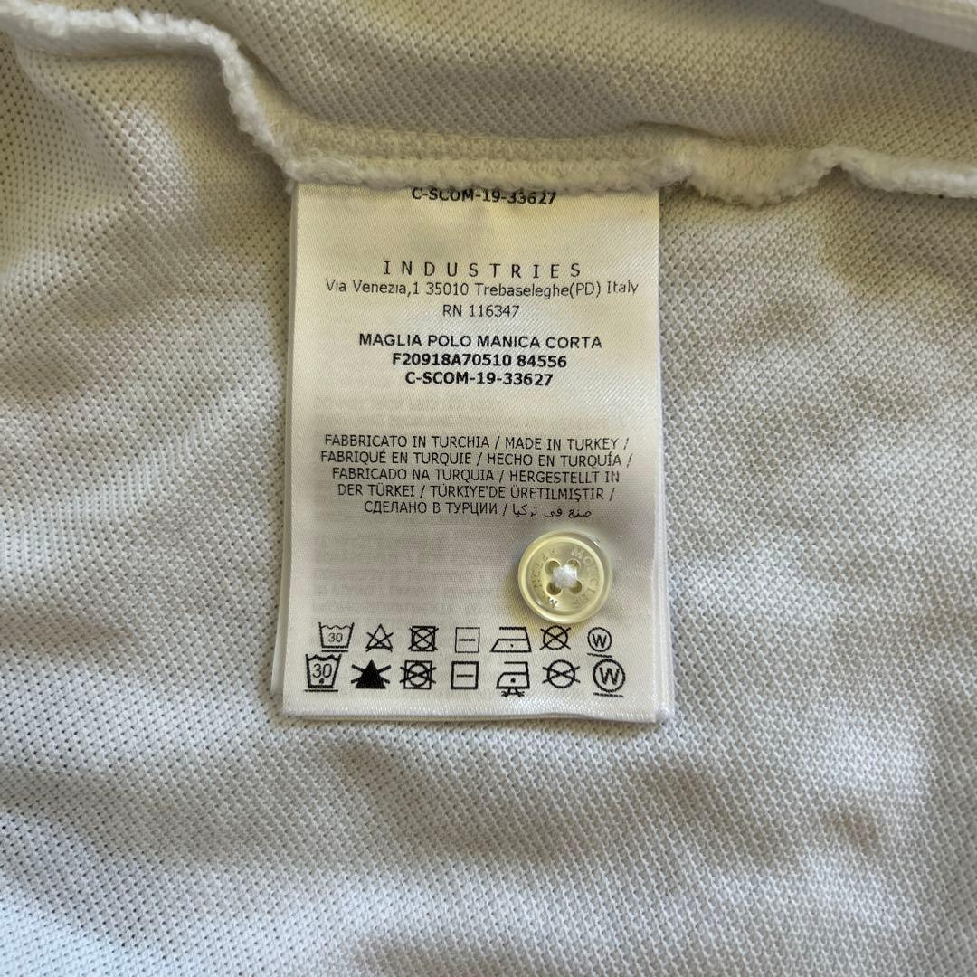 モンクレール　襟裏ロゴプリント　ポロシャツ　Ｌ