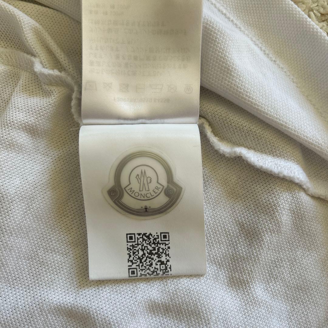 モンクレール　襟裏ロゴプリント　ポロシャツ　Ｌ