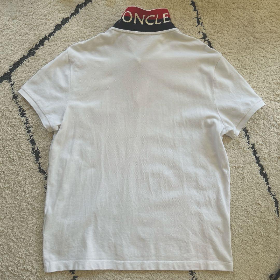 モンクレール　襟裏ロゴプリント　ポロシャツ　Ｌ