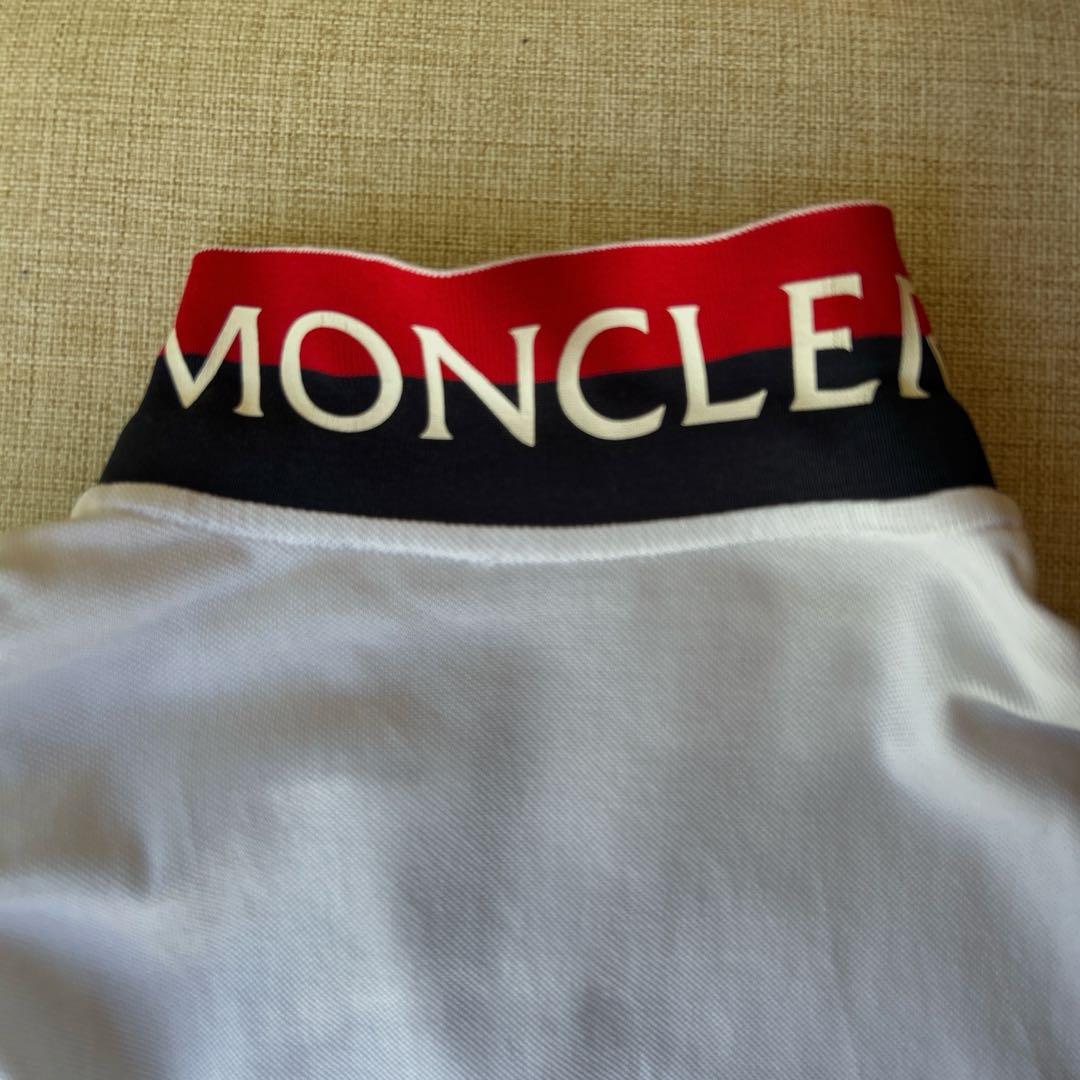 モンクレール　襟裏ロゴプリント　ポロシャツ　Ｌ