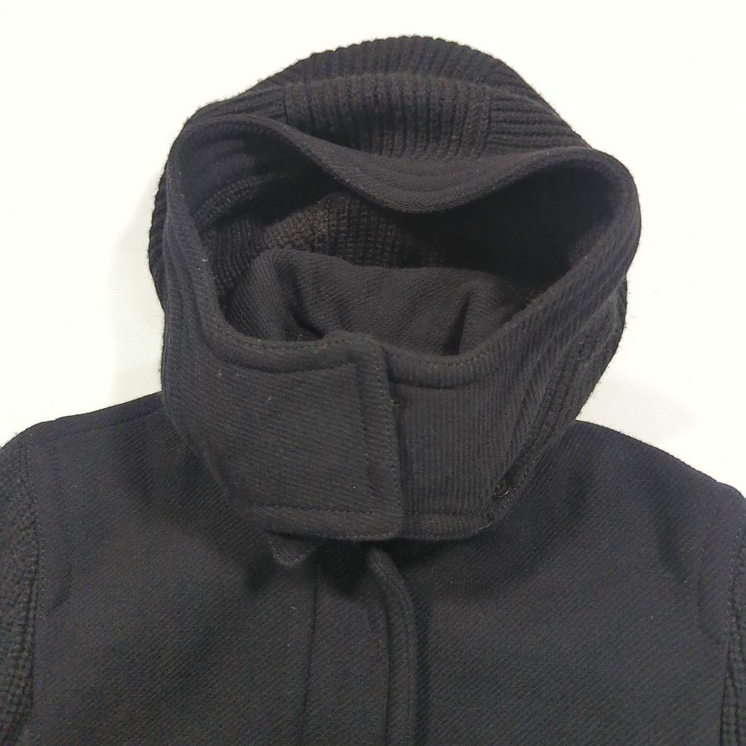 バーバリーロンドン ニットジップアップパーカー ブルゾン ノバ メガチェック 黒