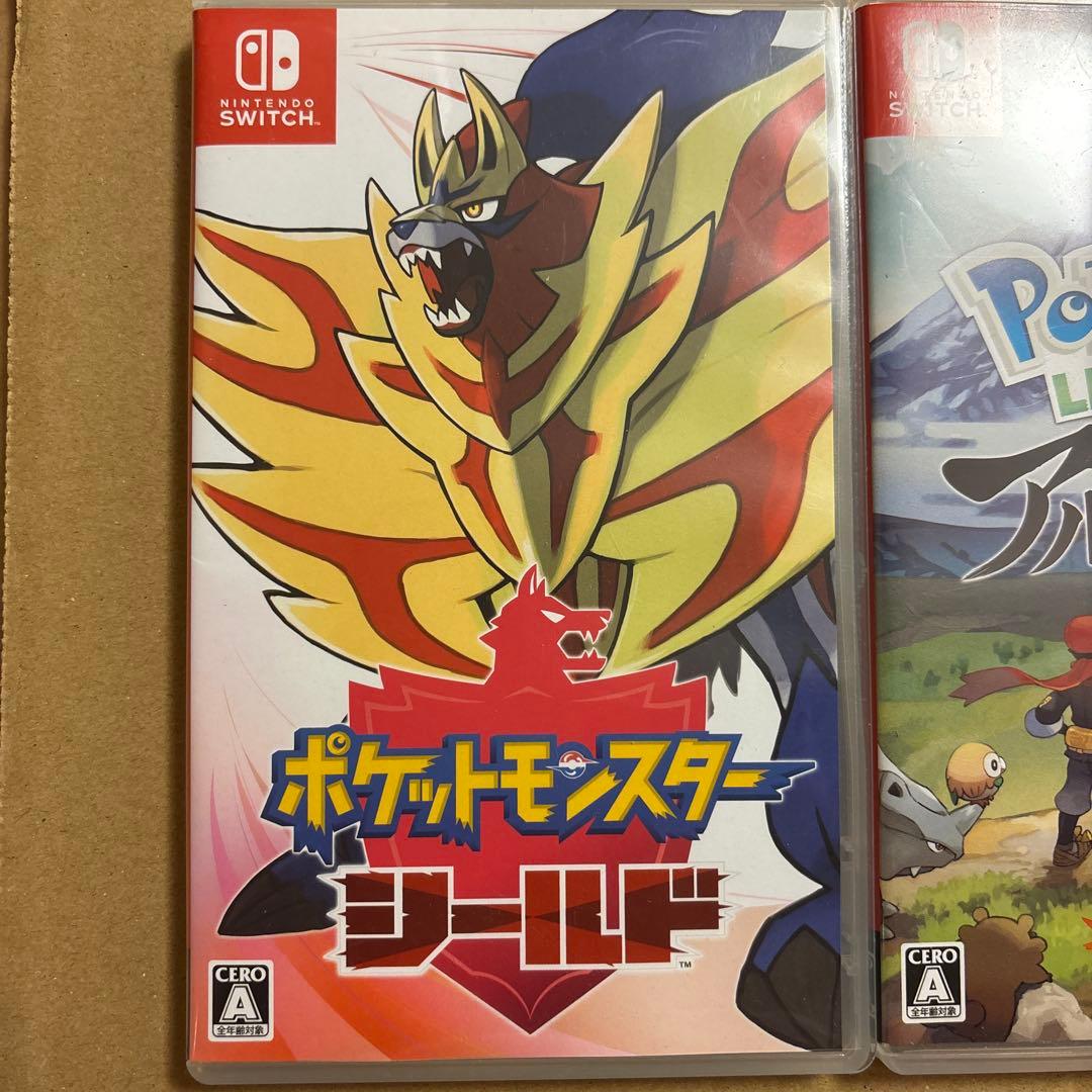 ポケットモンスター シールド・アルセウス・スカーレット 3作品セット