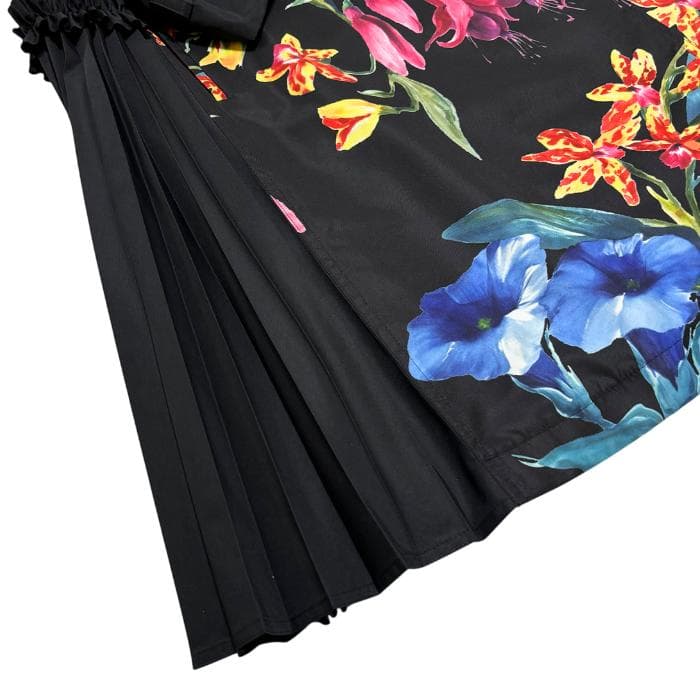 未使用 タグ付き TOKUKO 1er Vol トレンチコート 花柄 Aライン