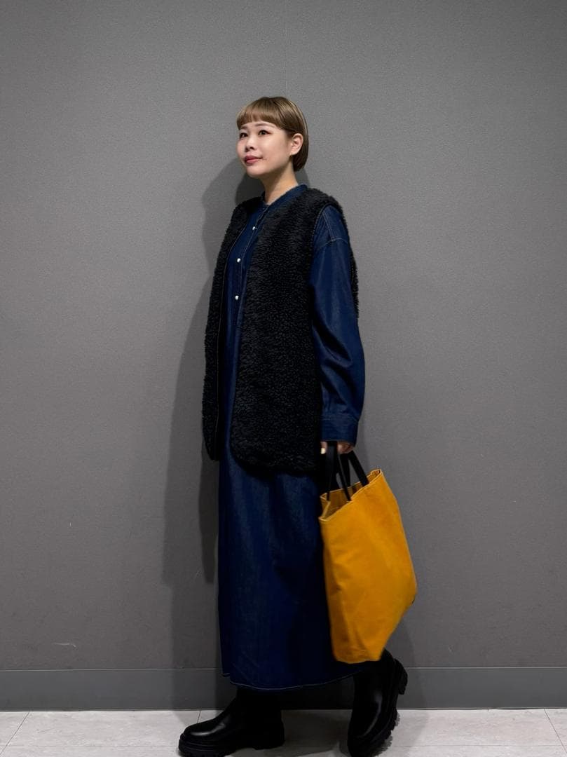 新品◆DOORS◆リバーシブルボアベスト《CHARCOAL》アーバンリサーチ