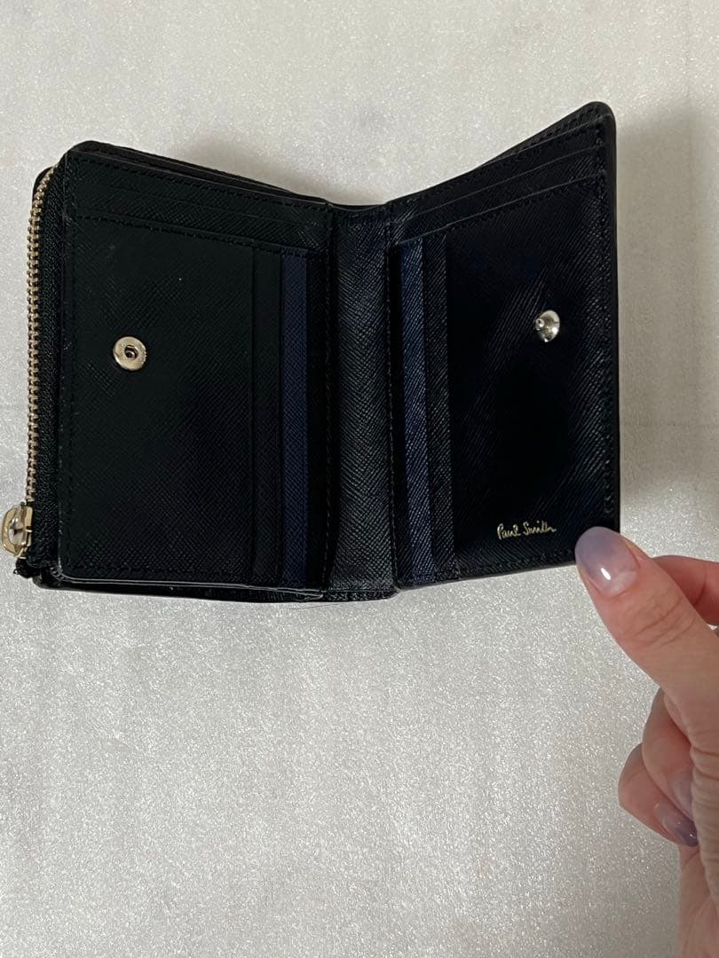 Paul Smith ポールドローイング　Lジップ二つ折り財布