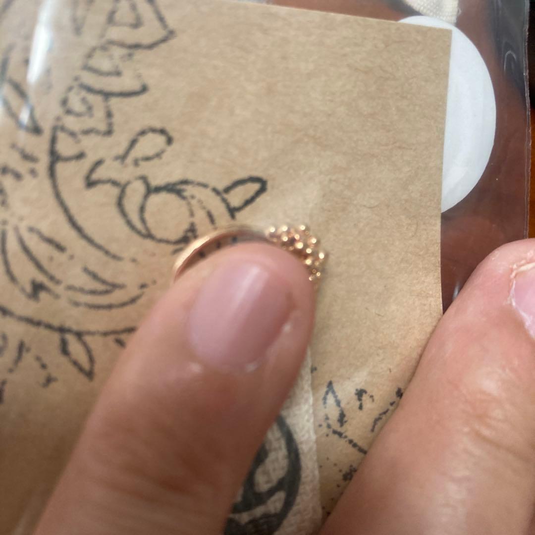 [DESLIE]g old k18リング pink gold