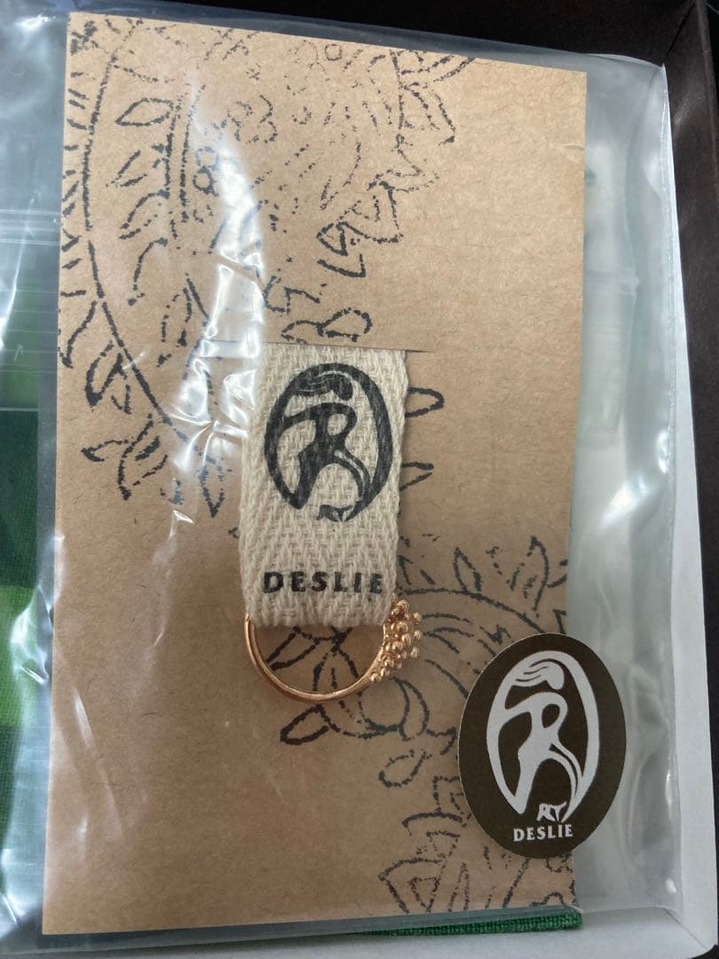 [DESLIE]g old k18リング pink gold