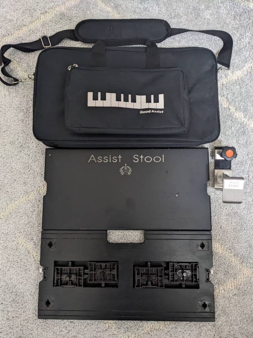 吉澤ピアノ　アシストスツール　アシストペダル　アシストハイツール　ピアノ　足台