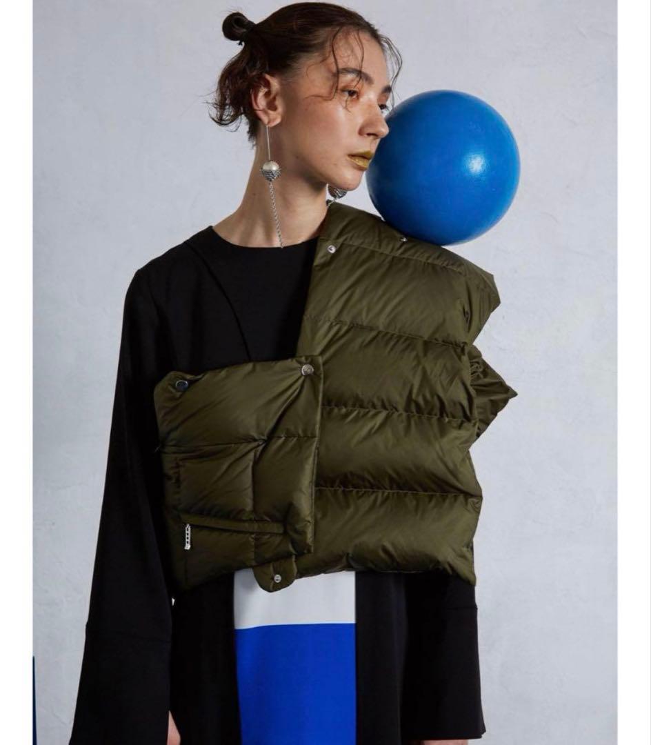 新品　UN3D ダウンベスト　アンスリード　 ショートベスト　ベスト　カーキ