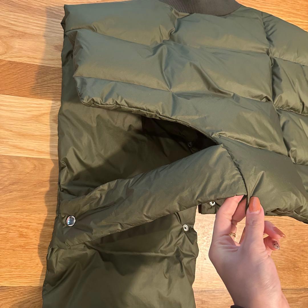新品　UN3D ダウンベスト　アンスリード　 ショートベスト　ベスト　カーキ