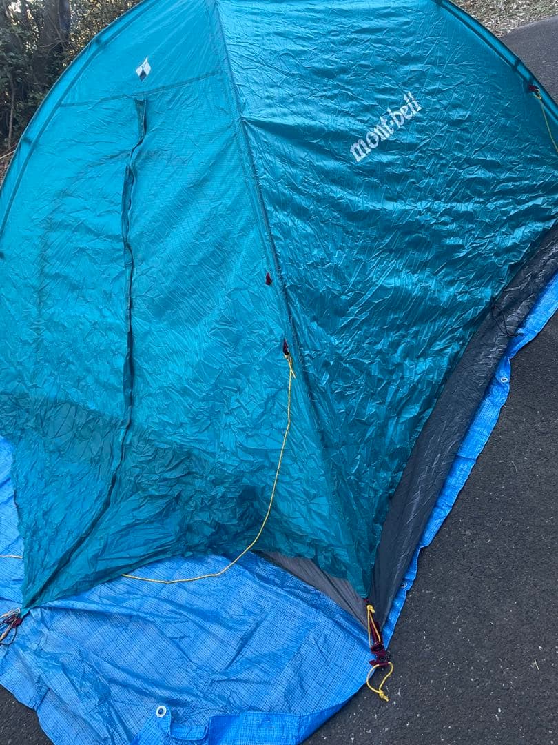 モンベルステラリッジテント4 レインフライ、グラウンドシート オプショナルロフト