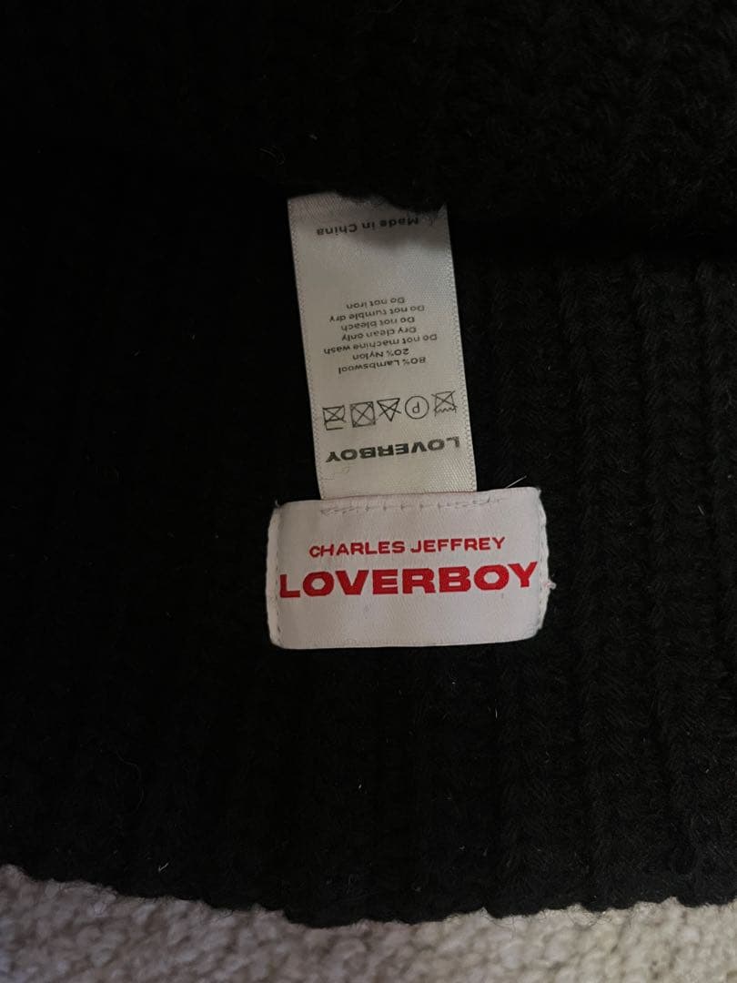 CHARLES JEFFREY LOVERBOY ブラックビーニー