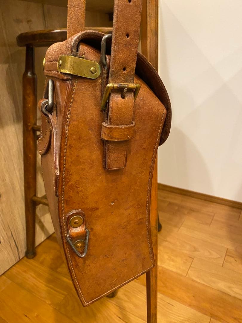 lowzy36　マドセン機関銃/ブレン軽機関銃の革マガジンケース WW2