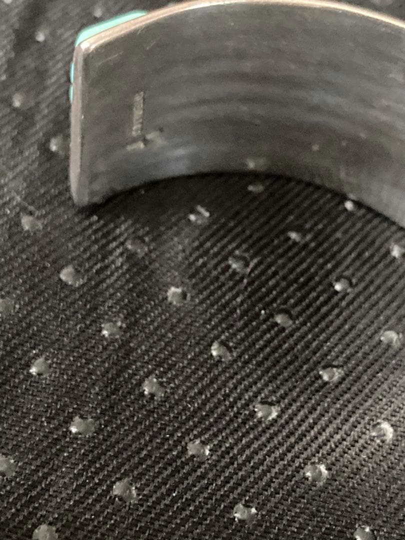 ナバホ族インディアンジュエリーバングルターコイズシルバー925