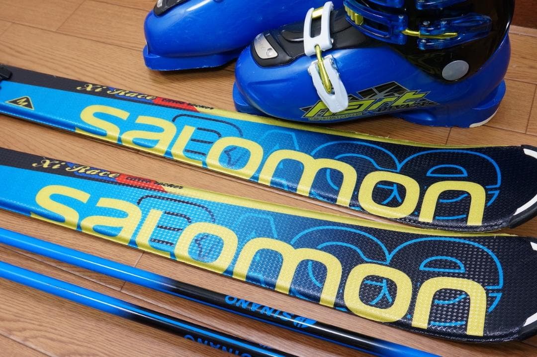 メンテ済 150cm 靴25cm SALOMON スキーセット
