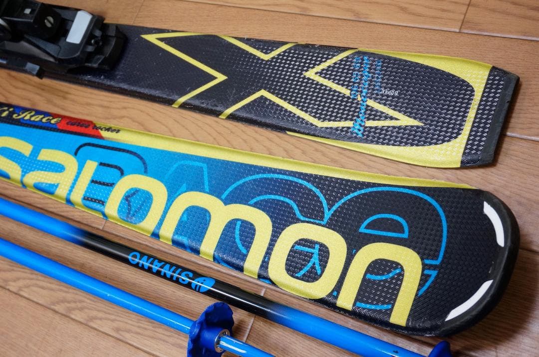 メンテ済 150cm 靴25cm SALOMON スキーセット