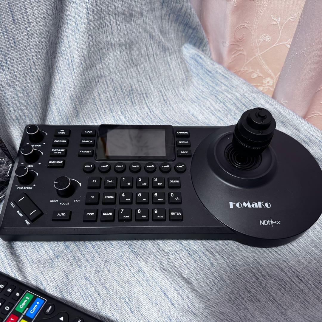 2台セット FoMaKo PTZカメラ＆コントローラー NDI