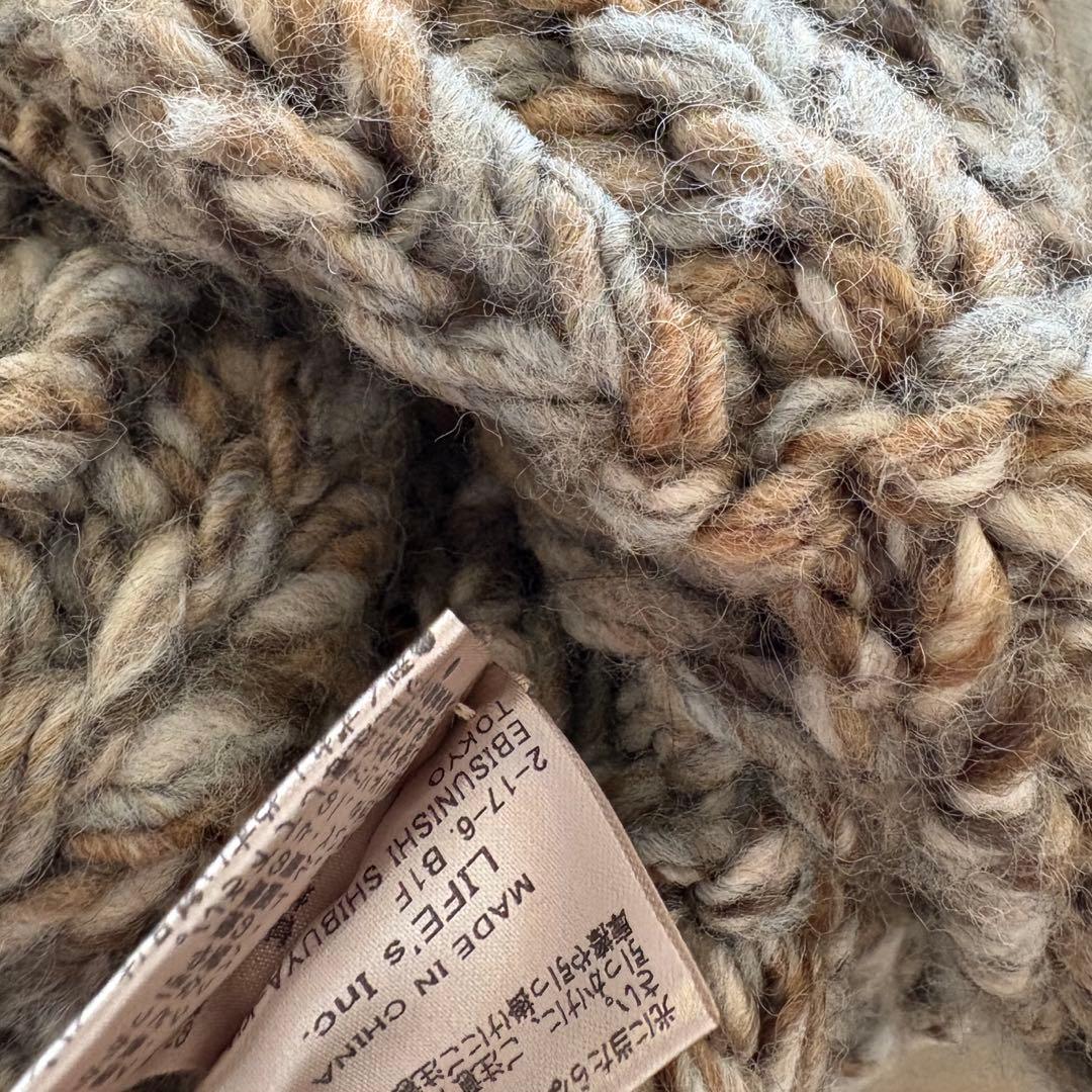 トップス Mix Handknit Vest