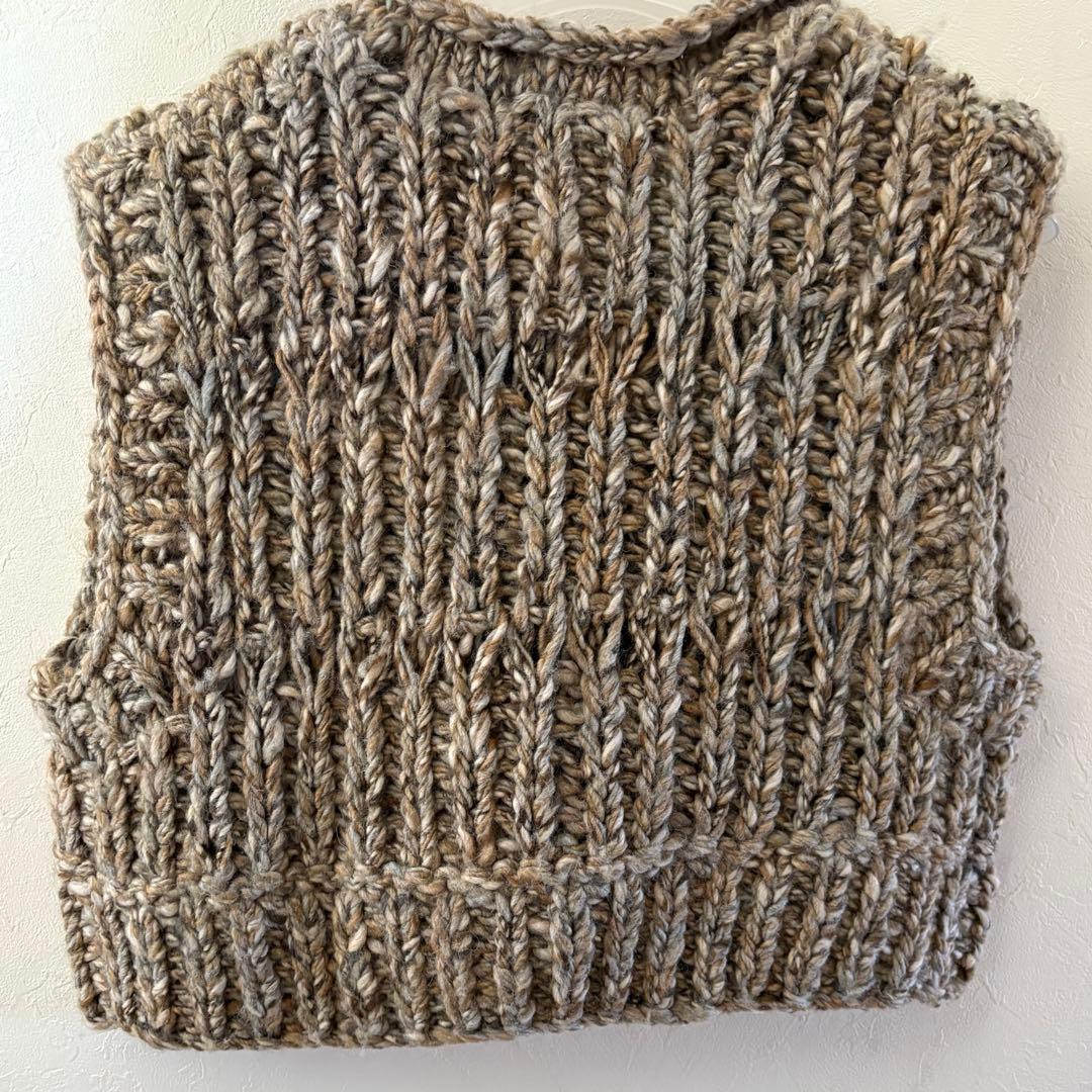 トップス Mix Handknit Vest