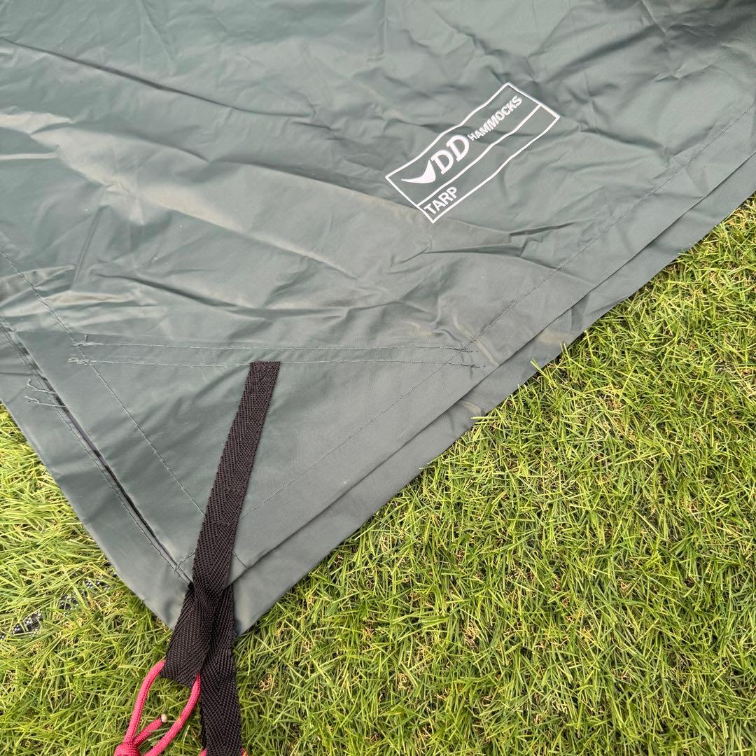 極美品 DDタープ 4×4 オリーブグリーン ソロキャンプ