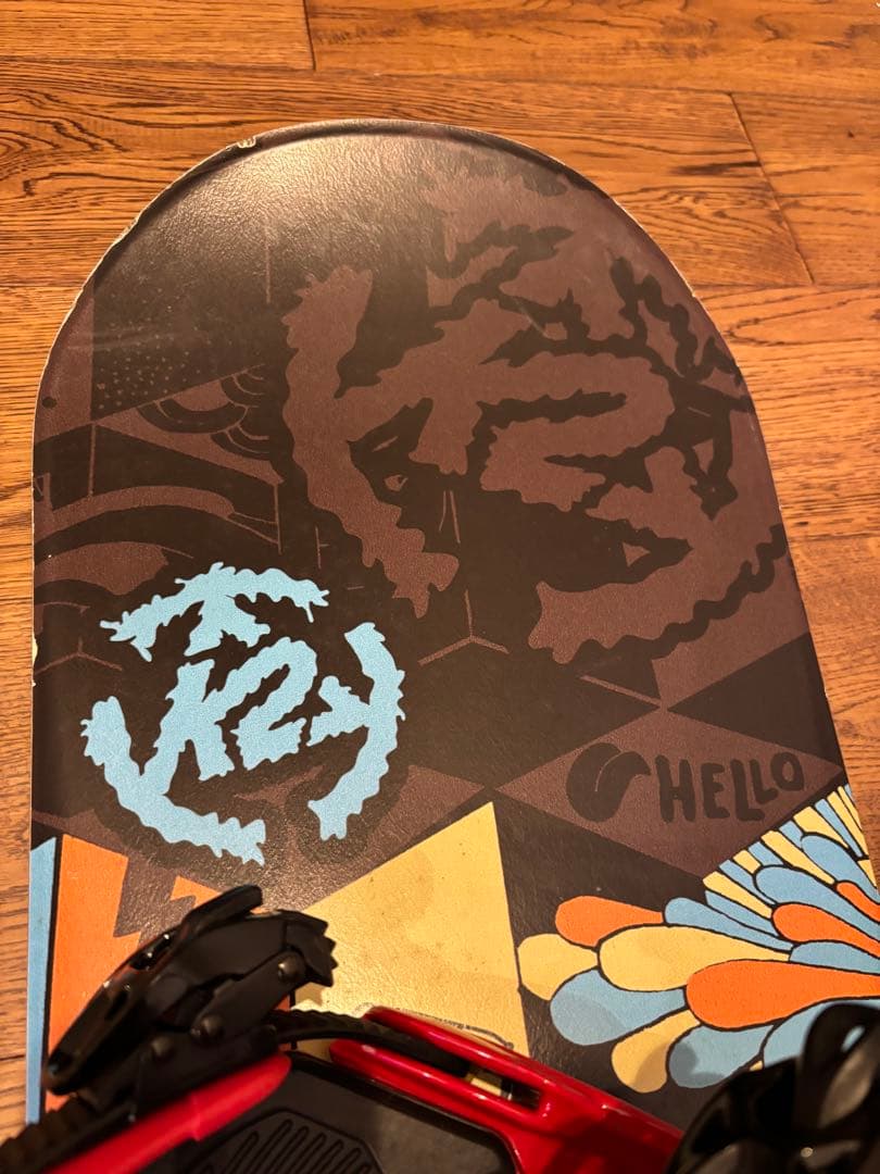 K2 MINI TURBO 120 スノーボード　バインディング付き