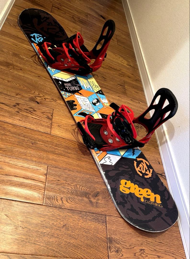 K2 MINI TURBO 120 スノーボード　バインディング付き