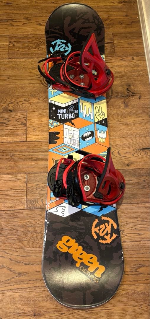 K2 MINI TURBO 120 スノーボード　バインディング付き