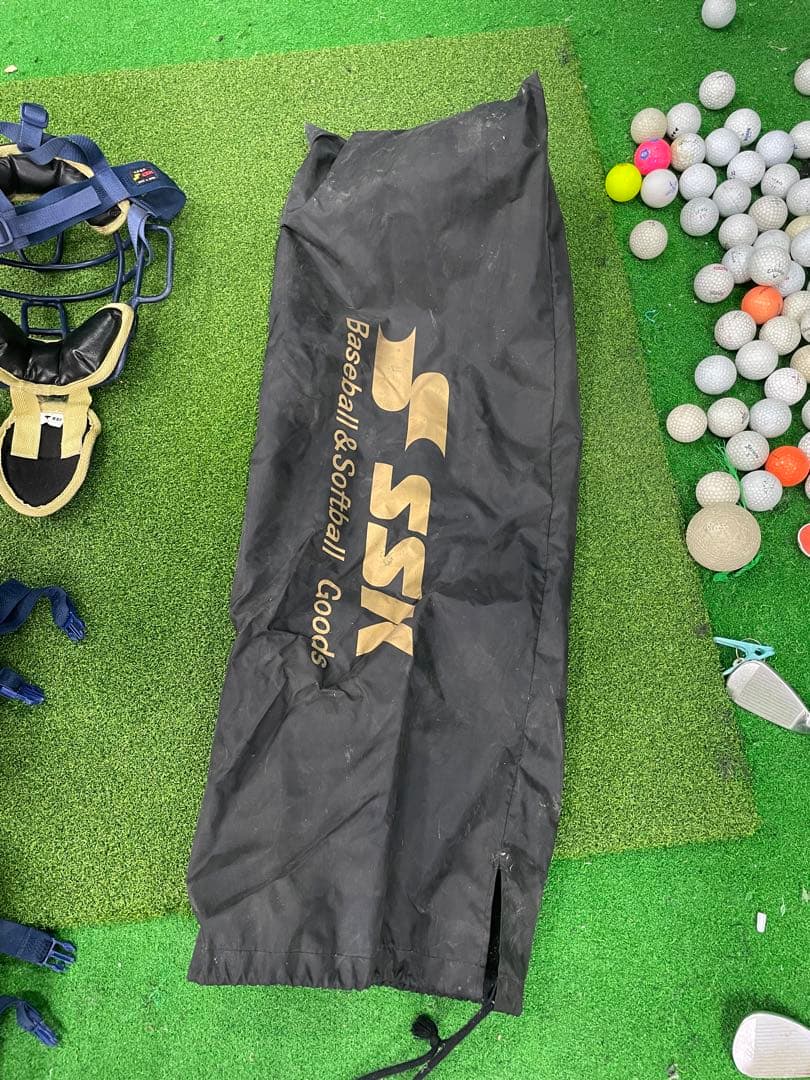 SSK キャッチャー防具セット ネイビー/レッド