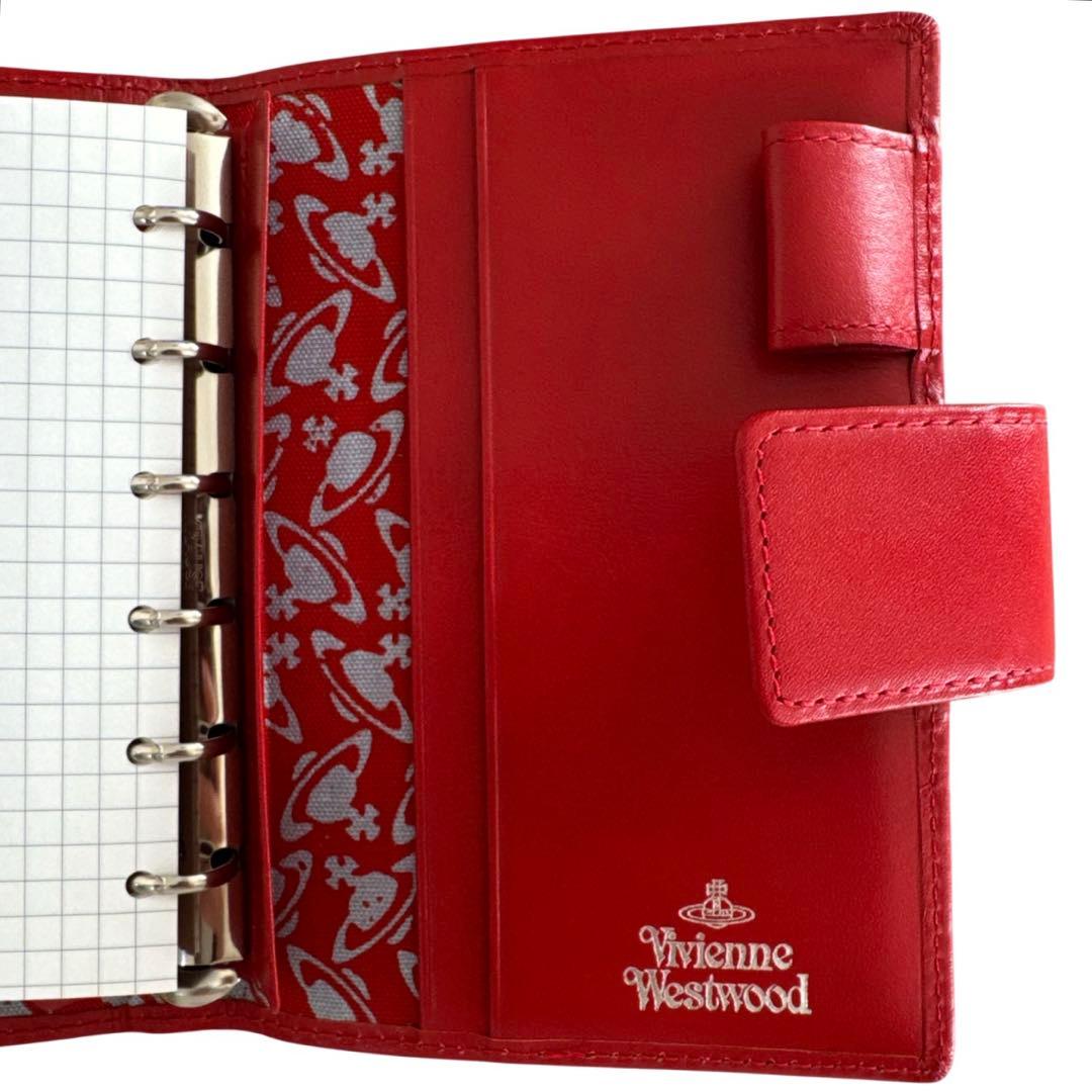 Vivienne Westwood 手帳カバー 赤(レッド)