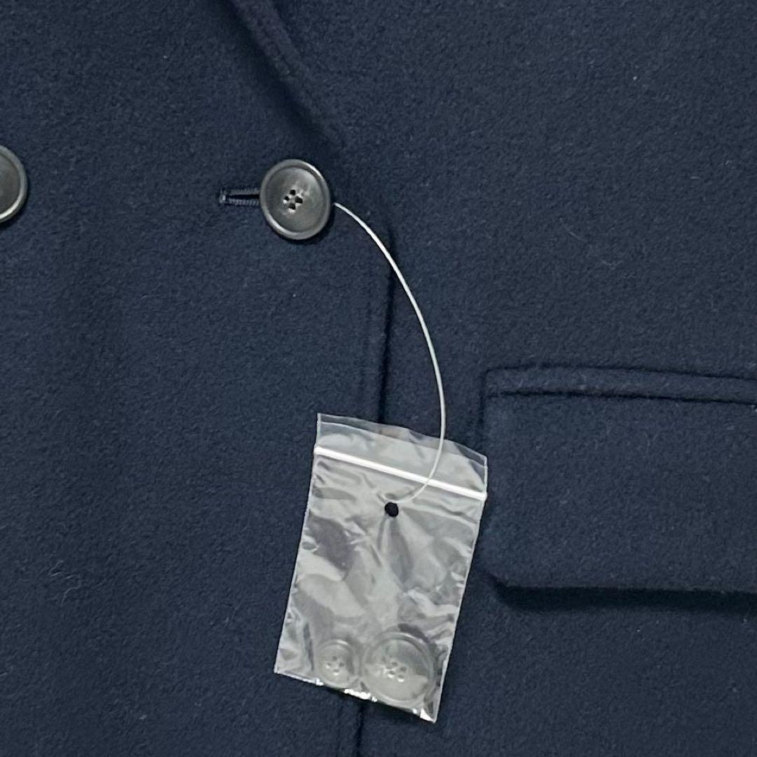 新品未使用✨北欧　3WAYアレンジ襟のかろやかチェスターコート　ネイビー