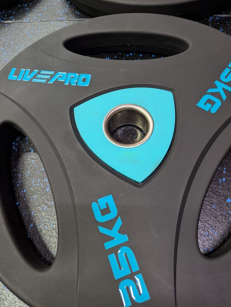 LIVE PRO　ウレタンオリンピックプレート　50mm　25kg　1枚　③