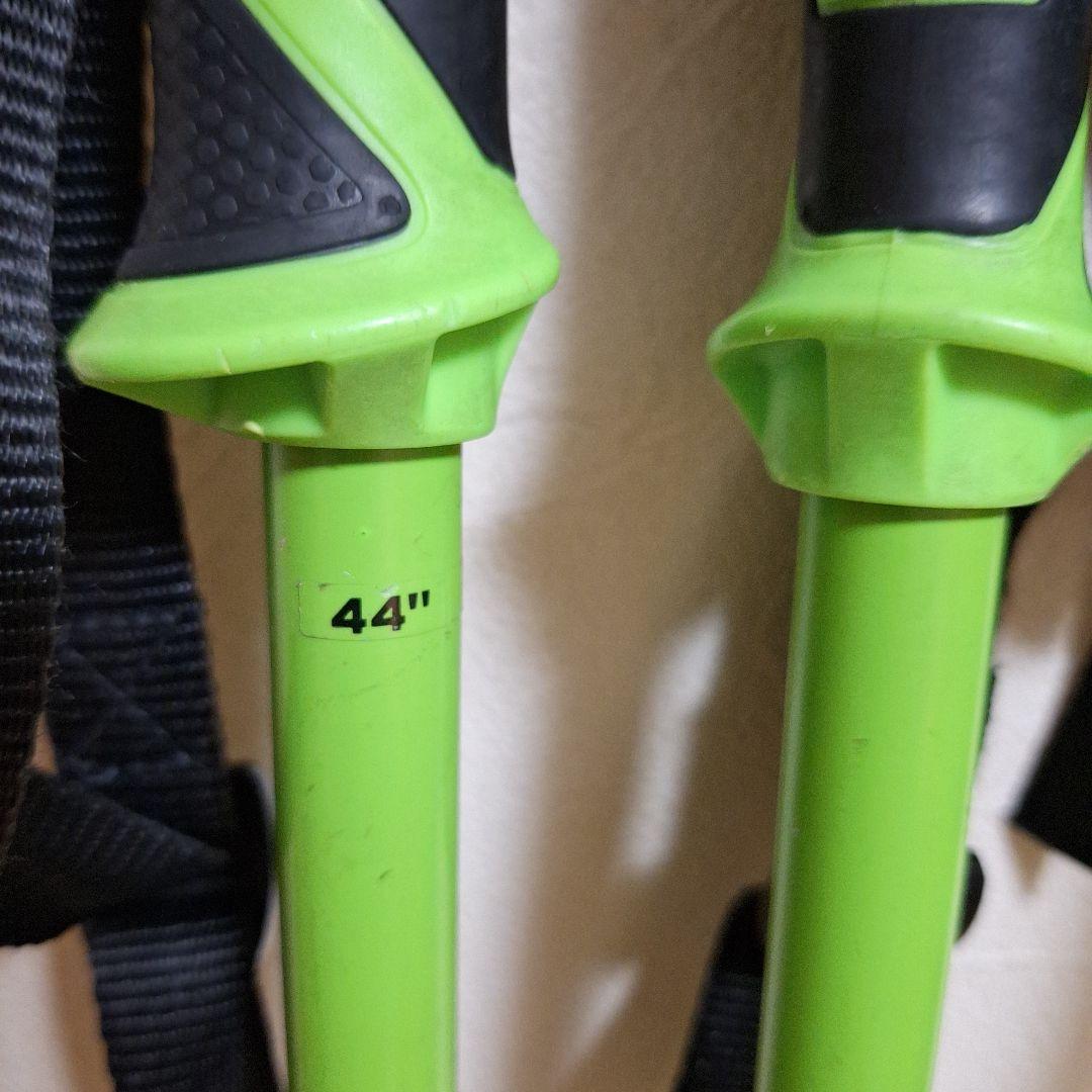 ジュニアスキー板VOLKL 145cm RacetigerSLポール2本