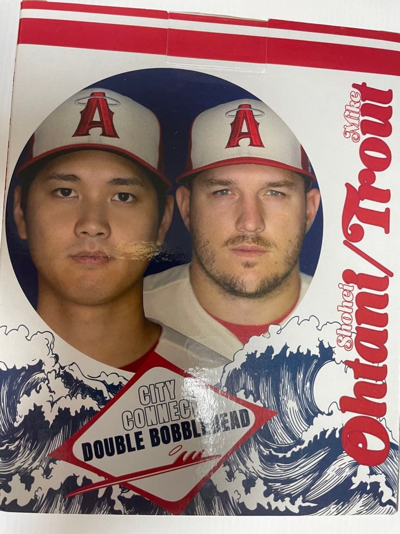大谷翔平&マイクトラウトボブルヘッド人形＆フォトセット
