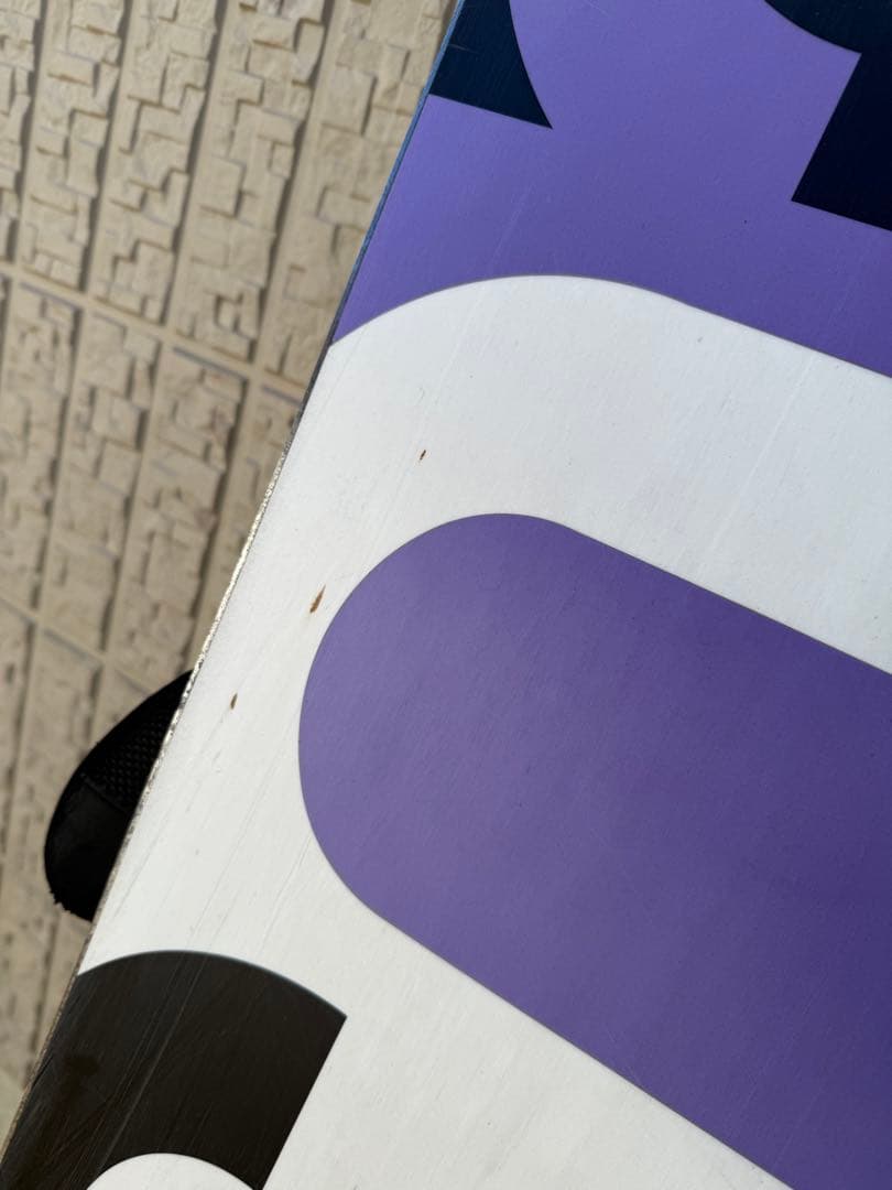 Burton Custom スノーボード 黒 紫 ビンディング セット