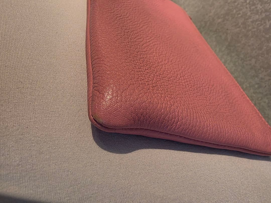 グッチGUCCI クラッチバッグ ピンク バンブー ポーチ レザー 竹