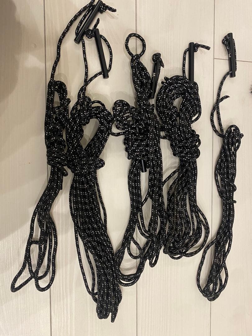 MAC ONEタープブラックヘキサLポール・ポールケース付きセット