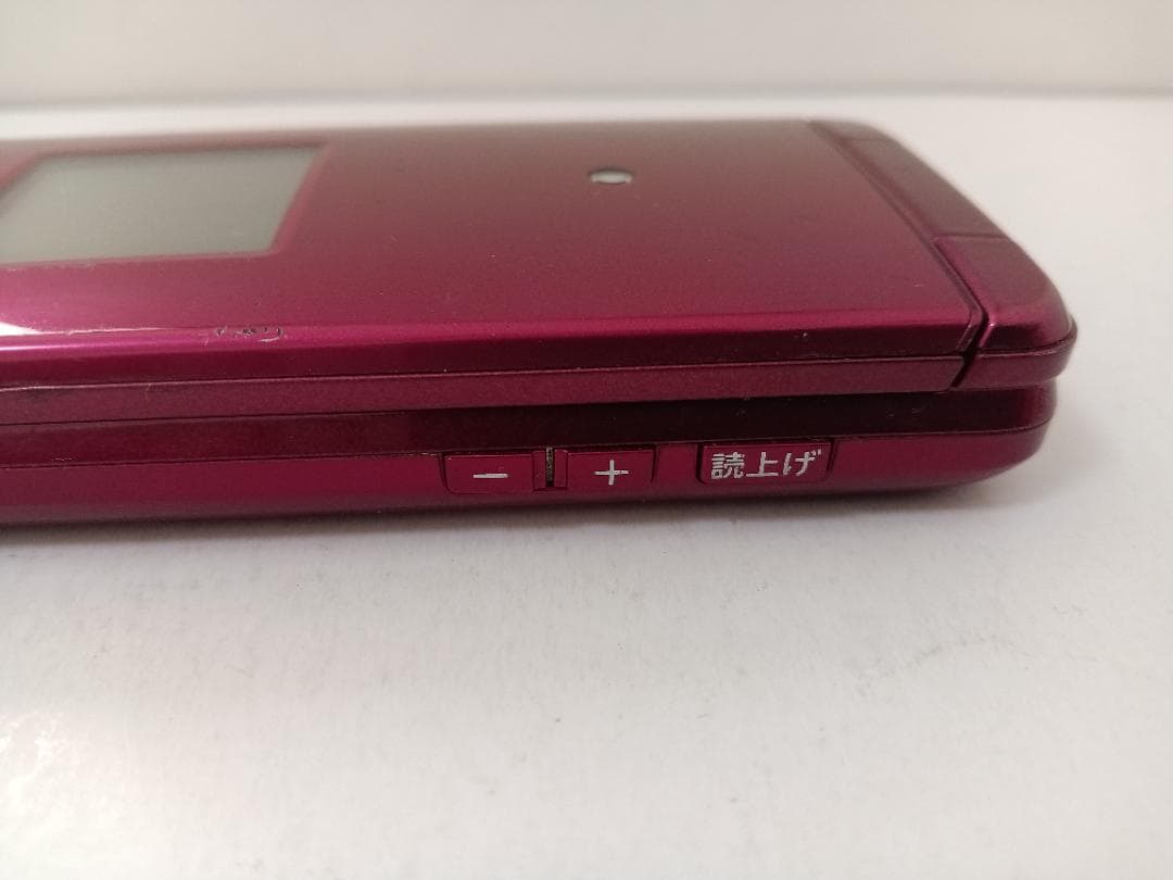 ☆ au かんたんケータイ ライト KYF43 ワインレッド
