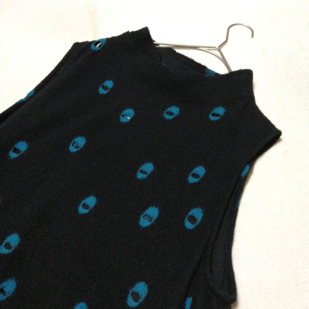 美品　慈雨　チュニック　ウール　L　センソユニコ