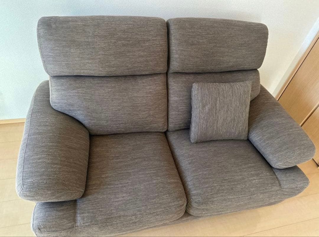 ソファ　ニトリ(NポケットA13 DR-DMO) ダークモカ