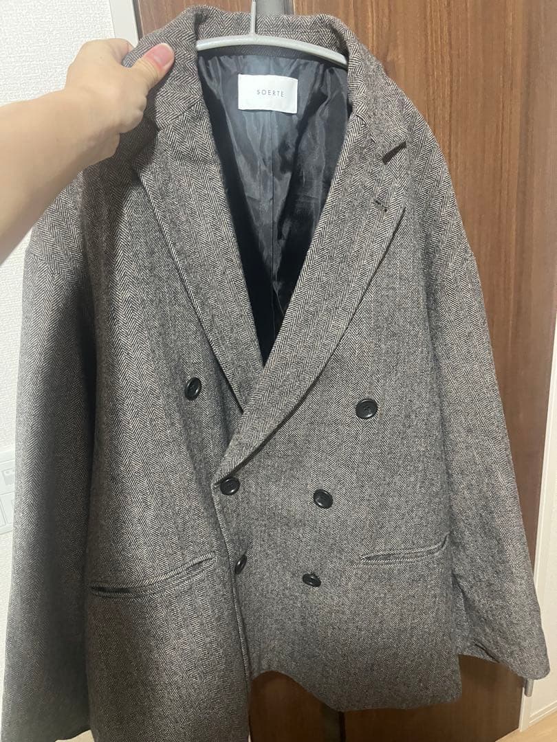 soerte オーバーサイズダブルブレストジャケット サイズ1
