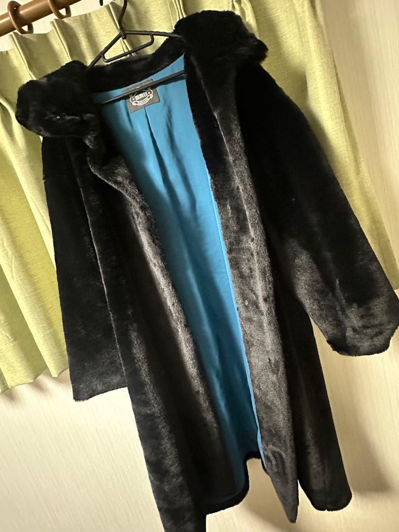 mmts ボア コート ワンピース 猫 星座 2点セット