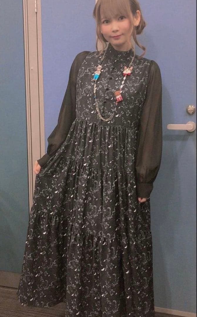 mmts ボア コート ワンピース 猫 星座 2点セット