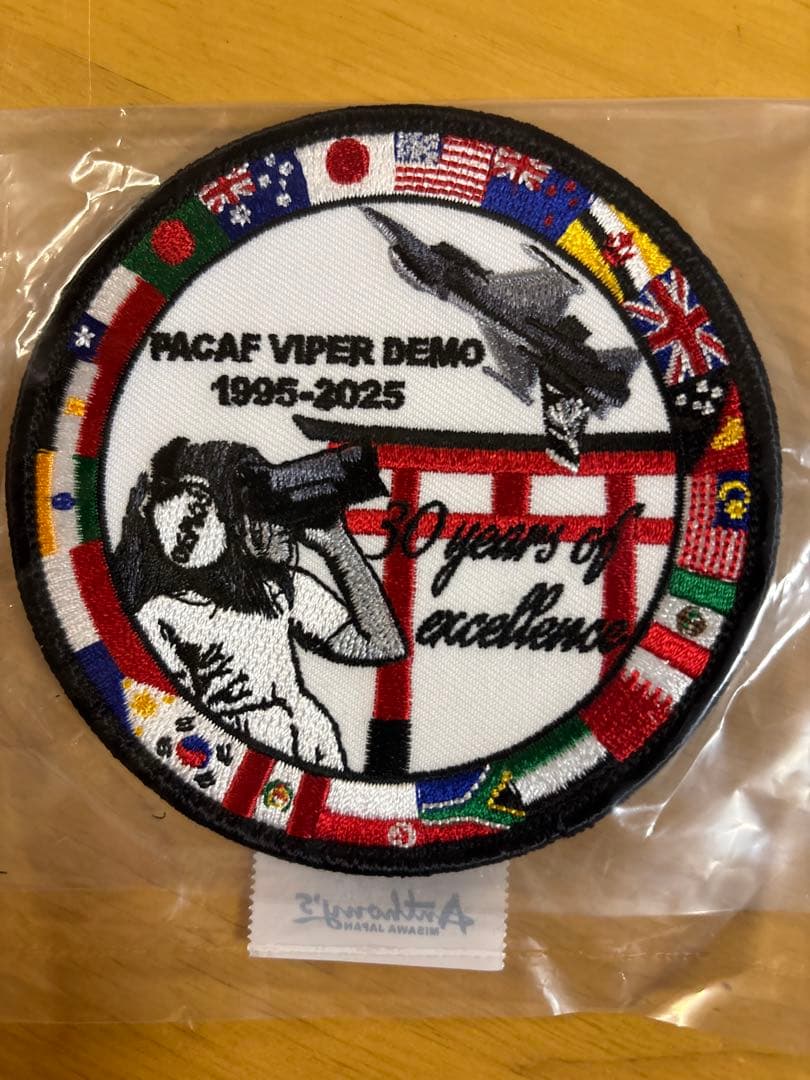 デモチーム　ファイナルF-16 PACAF Demo パッチ 2025 ワッペン