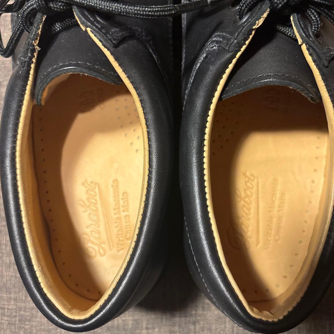 PARABOOT THIERS ブラック　新品未使用　uk7